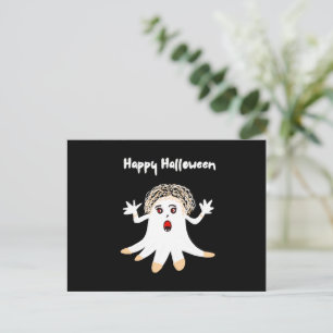 Carte Postale fantôme d'Halloween
