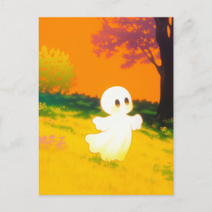 Carte Postale Fantôme heureux