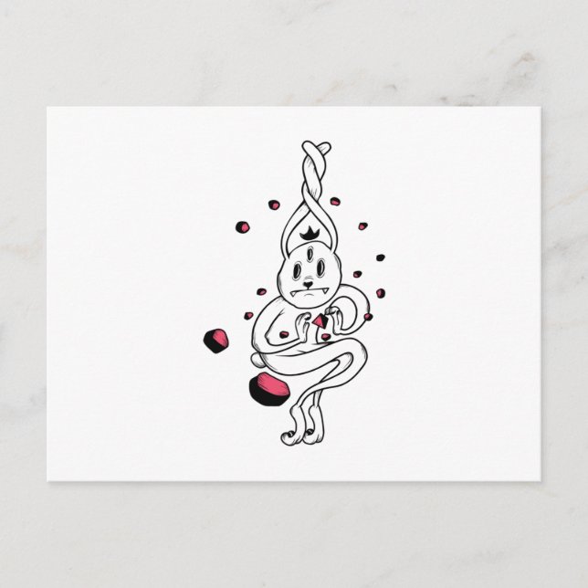 Carte Postale Fantôme timide (Devant)