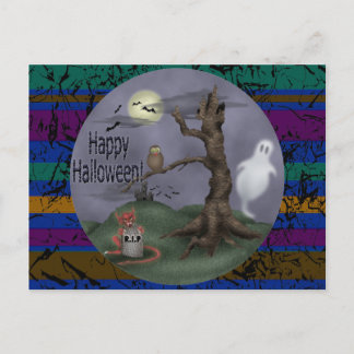 Carte Postale Fantômes d'Halloween