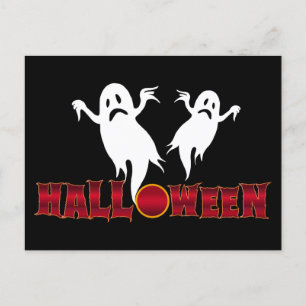 Carte Postale Fantômes d'Halloween