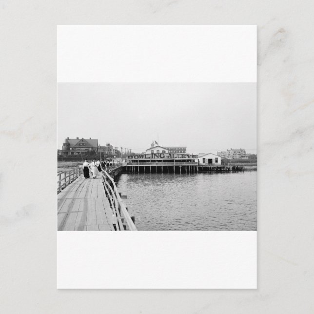 Carte Postale Far Rockaway From the Inlet, 1904 (Devant)