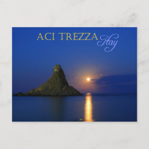 Carte Postale Faraglioni d'Aci Trezza en Sicile, Italie