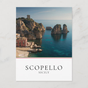 Carte Postale Faraglioni et Tonnara à Scopello, Sicile