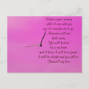 Carte Postale Farewell_