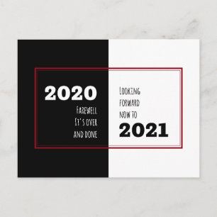 Carte Postale FAREWELL 2020   Perspectives 2021   Nouvel An