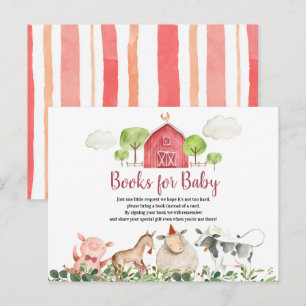 Carte Postale Farm House Animals Barnyard Books for Baby