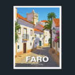 Carte Postale Faro Portugal Algarve Travel<br><div class="desc">L'Algarve, la région la plus méridionale du Portugal, est connue pour son littoral époustouflant, ses plages dorées et ses charmants villages blanchis à la chaux. Avec plus de 300 jours d'ensoleillement par an, c'est l'une des destinations les plus prisées d'Europe, avec des falaises spectaculaires, des grottes marines cachées et des...</div>
