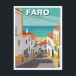 Carte Postale Faro Portugal Algarve Travel<br><div class="desc">L'Algarve, la région la plus méridionale du Portugal, est connue pour son littoral époustouflant, ses plages dorées et ses charmants villages blanchis à la chaux. Avec plus de 300 jours d'ensoleillement par an, c'est l'une des destinations les plus prisées d'Europe, avec des falaises spectaculaires, des grottes marines cachées et des...</div>