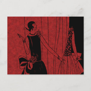 Carte Postale Fashion Show des années 1920