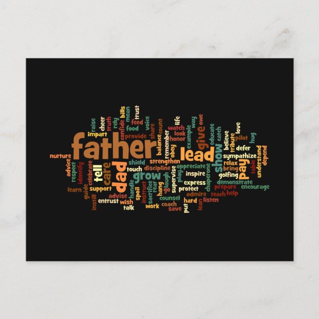 Carte Postale Father Word (Devant)