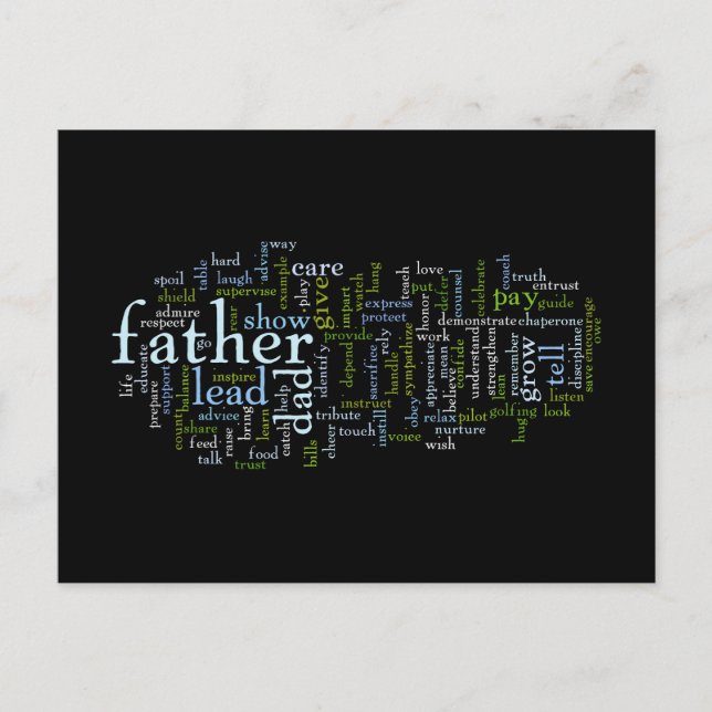 Carte Postale Father Word (Devant)