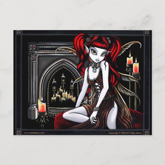 Carte Postale Faune de feu rouge "Terra Two" (Devant)