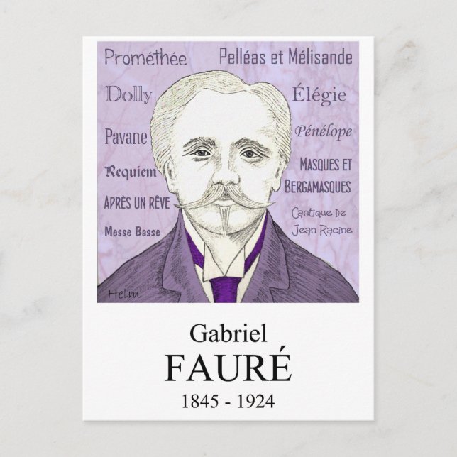 Carte Postale Fauré (Devant)