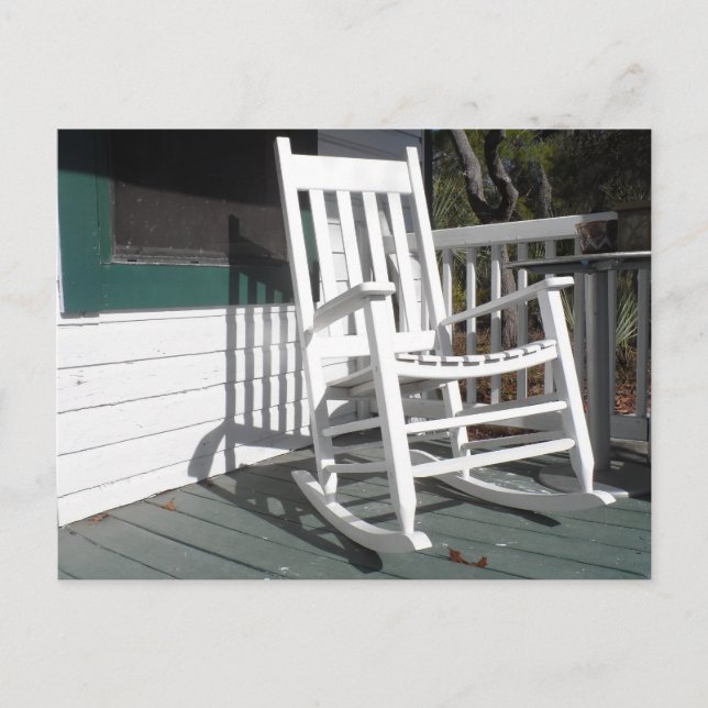 Carte Postale Fauteuil Rocking Porche Avant (Devant)