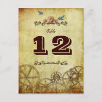 Faux Antique Gold Victorian Steampunk Mariage