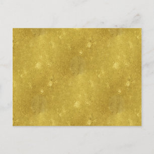 Carte Postale Faux Gold Foil Texture Arrière - plan Sparkle Modè