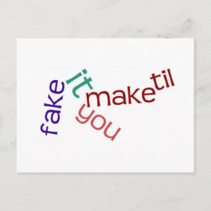 Carte postale Faux It