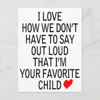 Carte Postale favori