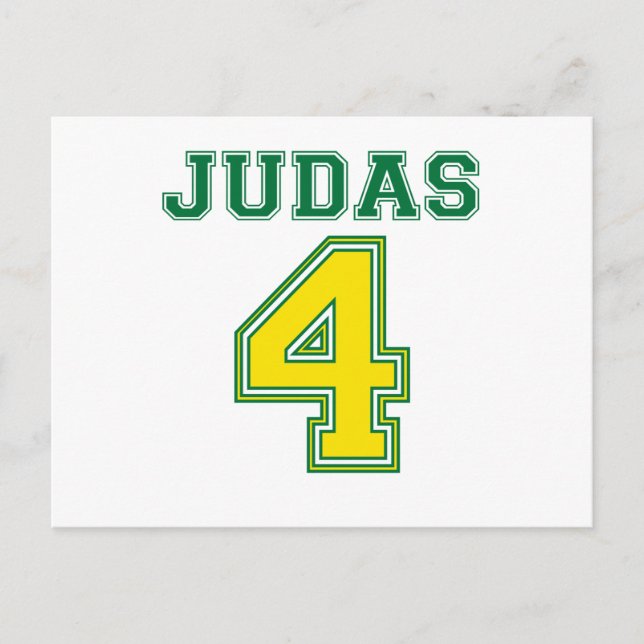 Carte Postale Favoriser Judas (Devant)