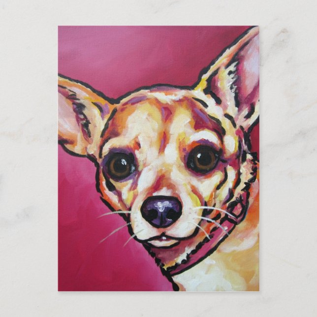 Carte Postale Fawn Chihuahua 2 (Devant)