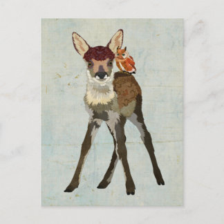 Carte postale FAWN & OWL