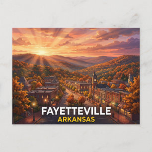Carte Postale Fayetteville Arkansas Ozark Cinématique