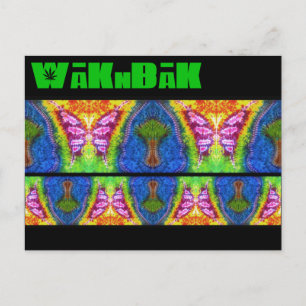 Carte postale "Fbattement Mural" teintée à la carr