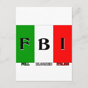Carte Postale FBI Full Blooké Italien