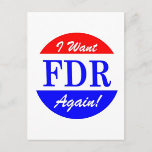 Carte Postale FDR - Le plus grand hommage du président américain