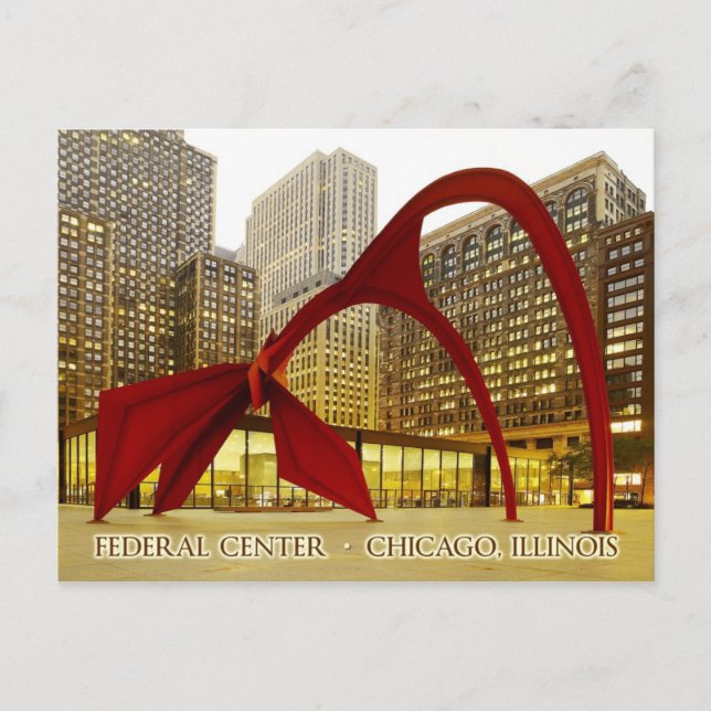 Carte Postale Federal Center Plaza, Chicago, Illinois (Devant)