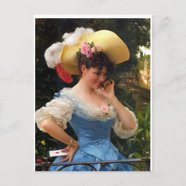 Carte Postale Federico Andreotti - La Lettre d'Amour (Devant)