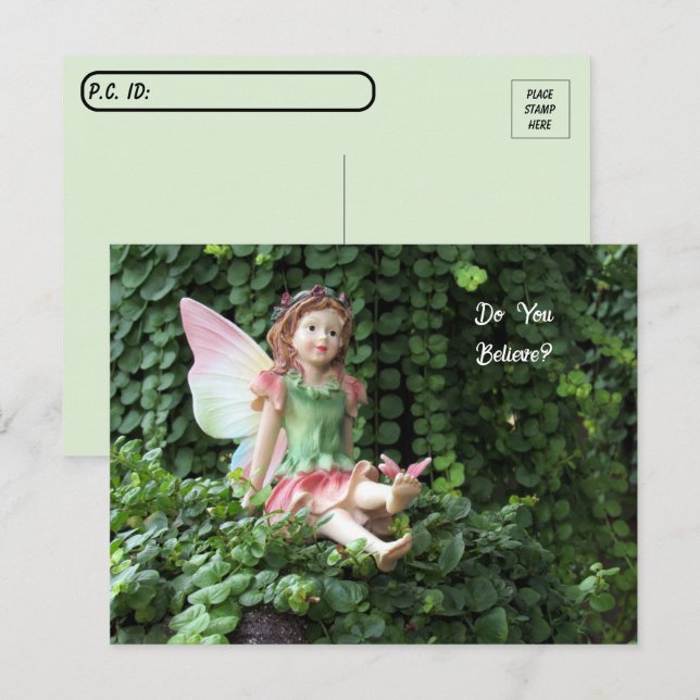 Carte postale Fée (Devant / Derrière)
