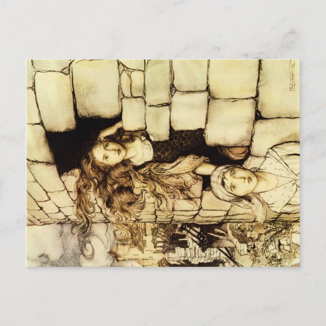 Carte postale fée (Devant)