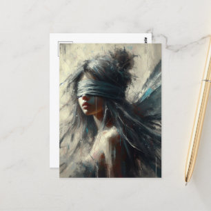 Carte Postale Fée au berceau