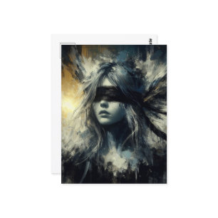 Carte Postale Fée au berceau