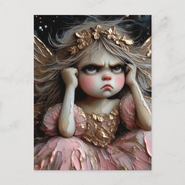 Carte Postale Fée Avec Une Attitude (Devant)