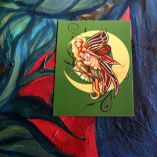 Carte Postale Fée d'automne