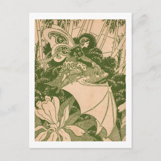 Carte Postale Fée de chaume