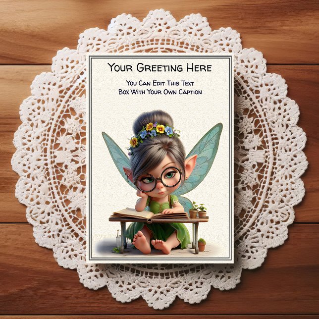 Carte Postale Fée de conte de fées sentimentale fantaisiste quot (Créateur téléchargé)