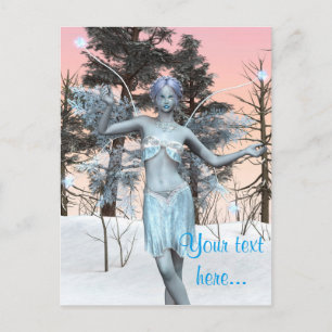 Carte Postale Fée de glace