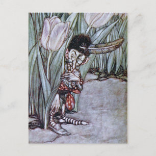 Carte Postale Fée de jardin