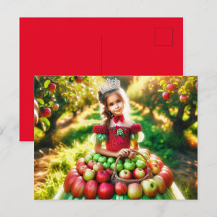 Carte Postale Fée de pomme