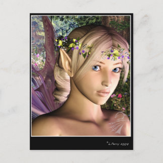 Carte Postale Fée de printemps
