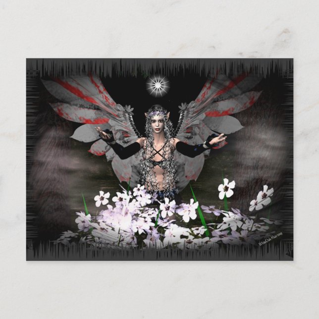 Carte Postale Fée épaisse (Devant)