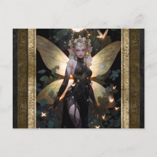 Carte Postale Fée flamboyante Imaginaire Art