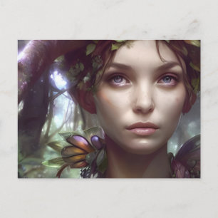 Carte Postale Fée forestière