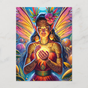 Carte Postale Fée maorie