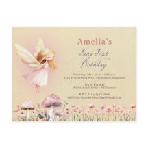 Fée Premier Thème Fille 1er Anniversaire Personnal