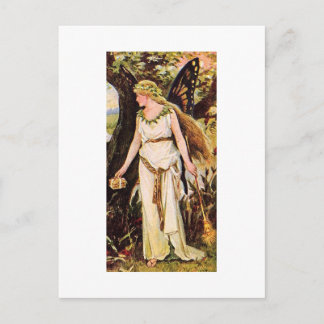 Carte Postale Fée vintage